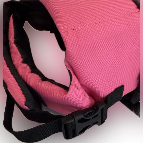 Dog Life Jacket, Boating Swimming Vest Enhanced Visibility Buoyancy, Pink Medium - Picture 6 of 12
